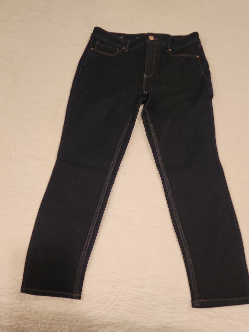 White House Black Market Dark Wash Skinny Ankle Jeans